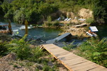 Bosna a Hercegovina - Kravica vodopády, ráno